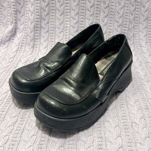 Lower East Side loafers/stag shoes. Black, Women’s size 7.